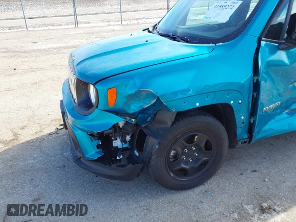 2020 Jeep Renegade Sport with VIN ZACNJAAB1LPL35899, listed as a IAAI auction lot 41585272 with 17,860 mi miles and . Bid and sale history available at carsss.com. Image 6.