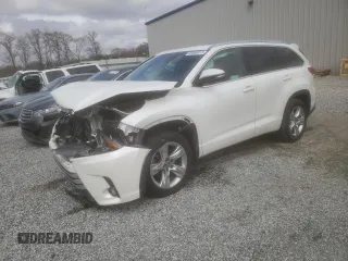 2017 Toyota Highlander Limited with VIN 5TDYZRFH3HS219795, listed as a Copart auction lot 50086315 with 144,090 mi miles and Salvage title. Bid and sale history available at DreamBid. Image 1.