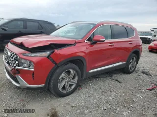 2022 Hyundai Santa Fe SEL with VIN 5NMS3DAJ4NH456069, listed as a Copart auction lot 80191264 with 50,375 mi miles and Salvage Title. Bid and sale history available at carsss.com. Image 1.