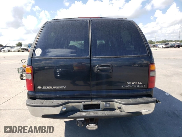2001 Chevrolet Suburban LS with VIN 3GNEC16T01G227827, listed as a Copart auction lot 72776434 with 0 mi miles and Salvage Title. Bid and sale history available at carsss.com. Image 6.