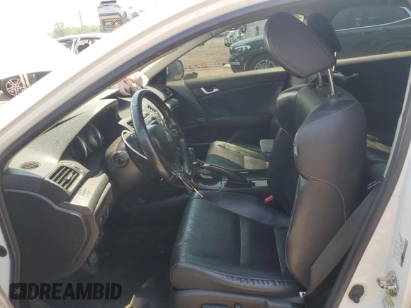 2012 Acura TSX with VIN JH4CU2F43CC014015, listed as a Copart auction lot 60648565 with 180,601 mi miles and Salvage title. Bid and sale history available at DreamBid. Image 7.