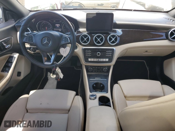 2017 Mercedes-Benz CLA with VIN WDDSJ4EB0HN437055, listed as a Copart auction lot 59063683 with 77,994 mi miles. Bid and sale history available at carsss.com. Image 8.