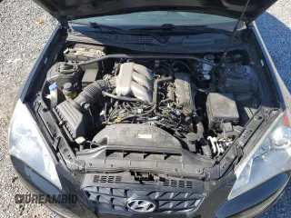 2010 Hyundai Genesis Coupe with VIN KMHHU6KH0AU035673, listed as a Copart auction lot 54561415 with 109,084 mi miles and Salvage title. Bid and sale history available at DreamBid. Image 11.