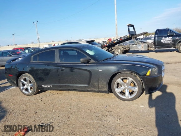 2014 Dodge Charger SXT with VIN 2C3CDXHG2EH369350, listed as a IAAI auction lot 41657478 with 120,566 mi miles. Bid and sale history available at carsss.com. Image 13.