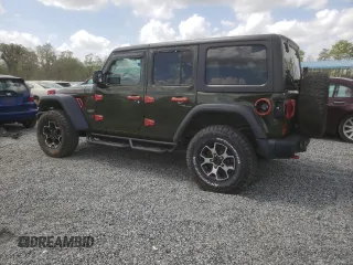 2020 Jeep Wrangler Unlimited Rubicon z VIN 1C4HJXFN9LW315814, wystawiony jako Copart lot #49147855 z przebiegiem 28 902 mil mil oraz Szkoda całkowita • Salvage title. Historia ofert i sprzedaży dostępna na DreamBid. Obrazek 2.