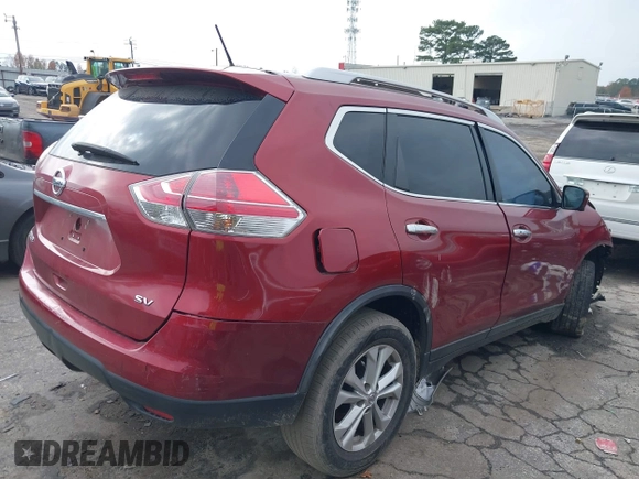 2016 Nissan Rogue SV with VIN JN8AT2MT3GW027636, listed as a IAAI auction lot 40953471 with 128,639 mi miles and . Bid and sale history available at carsss.com. Image 4.