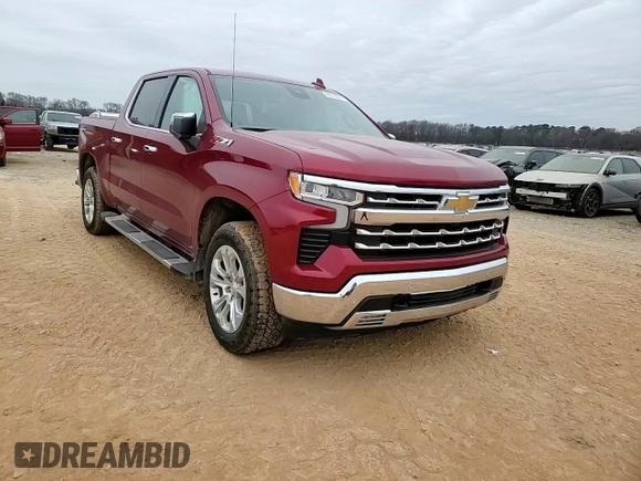 2024 Chevrolet Silverado 1500 LTZ with VIN 1GCUDGED0RZ248641, listed as a Copart auction lot 46076975 with 25,459 mi miles and Salvage Title. Bid and sale history available at DreamBid. Image 13.