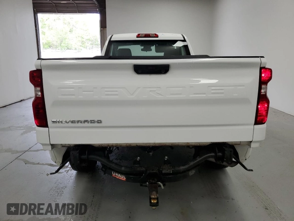 2023 Chevrolet Silverado 1500 Work Truck with VIN 3GCNAAEDXPG297319, listed as a Copart auction lot 54720555 with 14,932 mi miles and Clean Title. Bid and sale history available at carsss.com. Image 6.