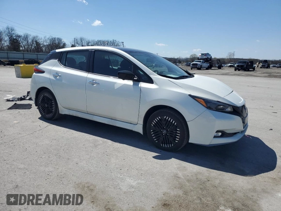 2024 Nissan LEAF SV Plus z VIN 1N4CZ1CV6RC554676, wystawiony jako Copart lot #50208455 z przebiegiem 2 920 mil mil oraz Szkoda całkowita • Salvage title. Historia ofert i sprzedaży dostępna na DreamBid. Obrazek 4.