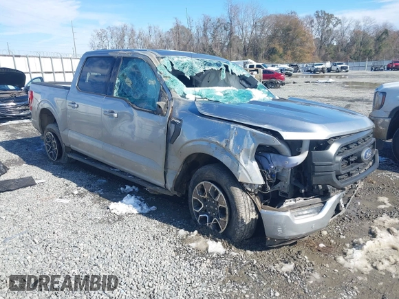 2021 Ford F-150 XL with VIN 1FTEW1CP3MFA22273, listed as a IAAI auction lot 41406480 with 65,914 mi miles and . Bid and sale history available at DreamBid. Image 1.