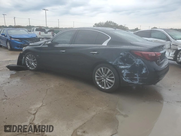 2020 Infiniti Q50 Luxe with VIN JN1EV7AR0LM253719, listed as a Copart auction lot 70259344 with 50,958 mi miles and Salvage title. Bid and sale history available at DreamBid. Image 2.