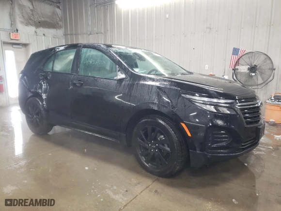2024 Chevrolet Equinox LS with VIN 3GNAXHEGXRL166621, listed as a Copart auction lot 45135085 with 23,508 mi miles and Salvage Title. Bid and sale history available at carsss.com. Image 4.