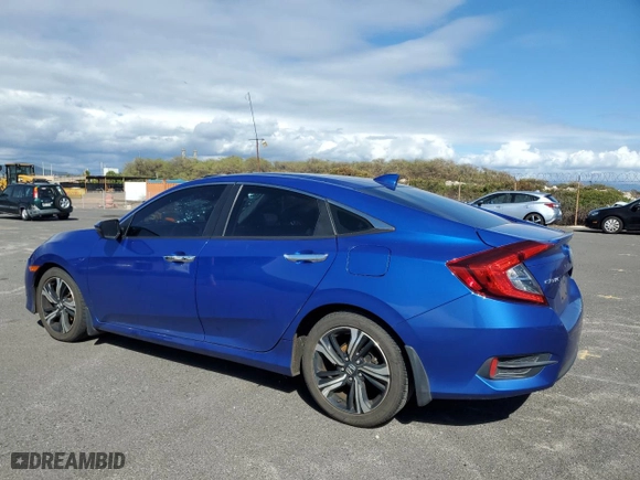 2017 Honda Civic Sedan Touring with VIN 19XFC1F97HE029141, listed as a Copart auction lot 44219085 with 101,799 mi miles and Salvage Title. Bid and sale history available at carsss.com. Image 2.