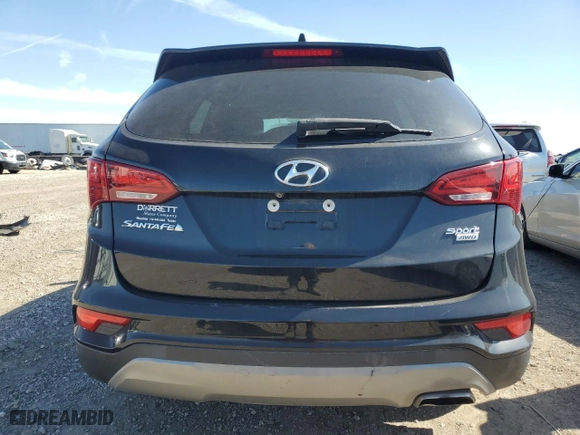 2017 Hyundai Santa Fe Sport 2.4L with VIN 5NMZTDLB1HH003875, listed as a Copart auction lot 48156085 with 136,607 mi miles and Clean Title. Bid and sale history available at carsss.com. Image 6.