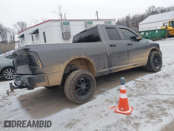 2014 Ram 1500 Express with VIN 1C6RR7FT5ES420041, listed as a IAAI auction lot 41151376 with 60,882 mi miles and . Bid and sale history available at DreamBid. Image 4.
