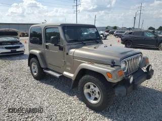 2003 Jeep Wrangler Sahara with VIN 1J4FA59S53P369077, listed as a Copart auction lot 61445025 with 147,904 mi miles and Clean title. Bid and sale history available at DreamBid. Image 4.