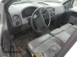 2008 Ford F-150 XL with VIN 1FTRF12258KE43920, listed as a Copart auction lot 46940245 with 152,446 mi miles and Salvage Title. Bid and sale history available at carsss.com. Image 8.