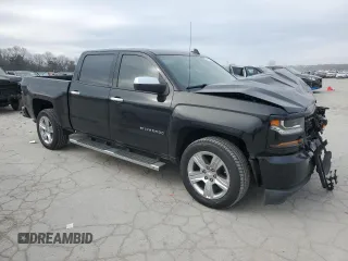 2018 Chevrolet Silverado 1500 Custom with VIN 3GCPCPEC8JG145706, listed as a Copart auction lot 43990755 with 128,188 mi miles and Salvage Title. Bid and sale history available at DreamBid. Image 4.