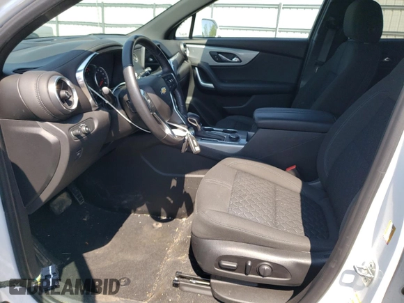 2020 Chevrolet Blazer LT with VIN 3GNKBCR42LS712590, listed as a Copart auction lot 60539095 with 43,309 mi miles and Salvage title. Bid and sale history available at DreamBid. Image 7.