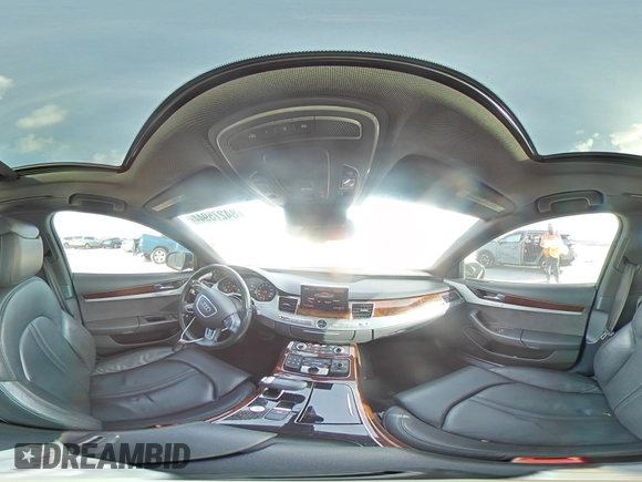 2013 Audi A8 3.0L with VIN WAUAGAFDXDN032766, listed as a Copart auction lot 84275944 with 127,388 mi miles and Salvage title. Bid and sale history available at DreamBid. Image 12.