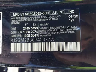 2023 Mercedes-Benz EQE 350+ z VIN 4JGGM2BB0PA007723, wystawiony jako IAAI lot #41631545 z przebiegiem 24 345 mil mil oraz . Historia ofert i sprzedaży dostępna na DreamBid. Obrazek 9.