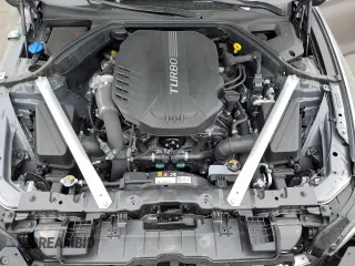 2023 Genesis G70 3.3T with VIN KMTG54TE4PU135081, listed as a Copart auction lot 55341144 with 3,637 mi miles and Salvage Title. Bid and sale history available at carsss.com. Image 13.