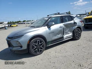 2023 Chevrolet Blazer RS with VIN 3GNKBKRS9PS235722, listed as a Copart auction lot 53545285 with 17,683 mi miles and Salvage title. Bid and sale history available at DreamBid. Image 1.