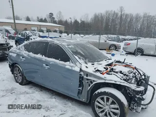 2014 Infiniti Q50 Hybrid Sport with VIN JN1AV7AP7EM691105, listed as a IAAI auction lot 41564483 with Not Provided miles and . Bid and sale history available at DreamBid. Image 1.