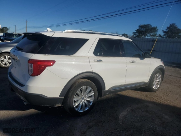 2020 Ford Explorer Limited with VIN 1FMSK7FH6LGC96433, listed as a Copart auction lot 45221525 with 27,020 mi miles and Salvage Title. Bid and sale history available at carsss.com. Image 3.