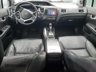2014 Honda Civic EX-L with VIN 19XFB2F91EE233096, listed as a Copart auction lot 42811615 with 164,176 mi miles and Salvage Title. Bid and sale history available at DreamBid. Image 8.