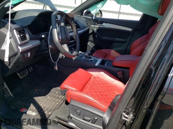 2020 Audi SQ5 Premium Plus with VIN WA1B4AFY2L2056718, listed as a Copart auction lot 51672493 with 26,897 mi miles. Bid and sale history available at carsss.com. Image 7.
