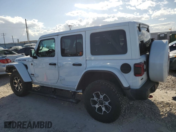 2022 Jeep Wrangler Unlimited Rubicon with VIN 1C4JJXFM1NW249982, listed as a Copart auction lot 78049534 with 17,834 mi miles and Salvage title. Bid and sale history available at DreamBid. Image 2.
