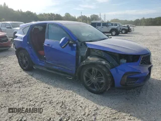 2020 Acura RDX w/A-Spec Pkg with VIN 5J8TC2H67LL020968, listed as a Copart auction lot 69021854 with 67,874 mi miles and Salvage Title. Bid and sale history available at carsss.com. Image 4.