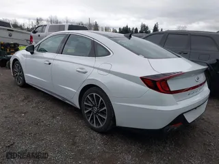 2020 Hyundai Sonata SEL Plus with VIN 5NPEJ4J2XLH050003, listed as a IAAI auction lot 41856951 with 20,279 mi miles. Bid and sale history available at carsss.com. Image 3.