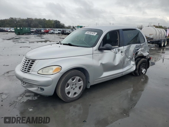 2005 Chrysler PT Cruiser with VIN 3C4FY48B45T528392, listed as a Copart auction lot 46282425 with 99,285 mi miles and Salvage title. Bid and sale history available at DreamBid. Image 1.