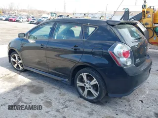 2009 Pontiac Vibe GT with VIN 5Y2SR67019Z417899, listed as a IAAI auction lot 41814115 with 122,018 mi miles. Bid and sale history available at carsss.com. Image 3.