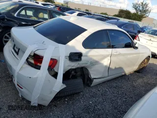 2015 BMW 2 Series 228i with VIN WBA1F5C52FV256575, listed as a Copart auction lot 88515575 with 127,012 mi miles and Salvage Title. Bid and sale history available at carsss.com. Image 3.