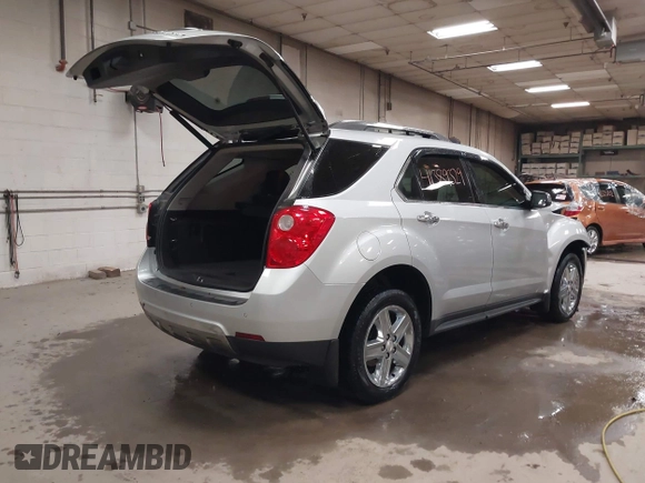 2015 Chevrolet Equinox LTZ with VIN 1GNFLHEK3FZ112717, listed as a IAAI auction lot 41389329 with 115,392 mi miles. Bid and sale history available at carsss.com. Image 4.
