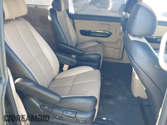 2015 Kia Sedona SX-L with VIN KNDME5C16F6037693, listed as a IAAI auction lot 41779327 with 149,552 mi miles and . Bid and sale history available at DreamBid. Image 8.