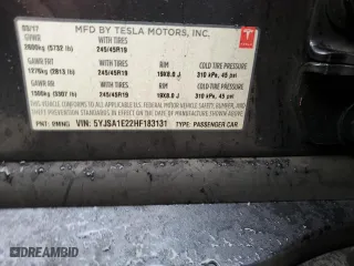 2017 Tesla Model S 100D with VIN 5YJSA1E22HF183131, listed as a Copart auction lot 42749885 with 70,825 mi miles and Salvage Title. Bid and sale history available at carsss.com. Image 15.