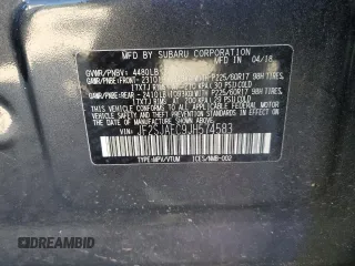 2018 Subaru Forester Premium with VIN JF2SJAEC9JH574583, listed as a Copart auction lot 48431215 with 102,113 mi miles and Salvage Title. Bid and sale history available at carsss.com. Image 16.