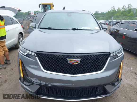 2021 Cadillac XT6 Sport with VIN 1GYKPGRS6MZ128112, listed as a IAAI auction lot 42415342 with 57,680 mi miles and . Bid and sale history available at DreamBid. Image 12.