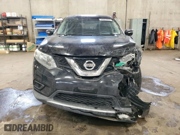2014 Nissan Rogue S with VIN 5N1AT2MV5EC856022, listed as a Copart auction lot 44601055 with 95,637 mi miles and Salvage Title. Bid and sale history available at carsss.com. Image 5.