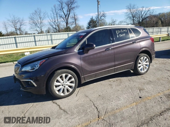 2016 Buick Envision Premium I with VIN LRBFXESX8GD235356, listed as a Copart auction lot 50311315 with 58,805 mi miles and Salvage Title. Bid and sale history available at DreamBid. Image 1.