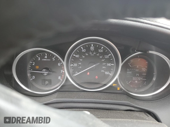 2017 Mazda Mazda6 Touring with VIN JM1GL1V56H1109391, listed as a Copart auction lot 52348665 with 93,764 mi miles and Salvage Title. Bid and sale history available at carsss.com. Image 9.