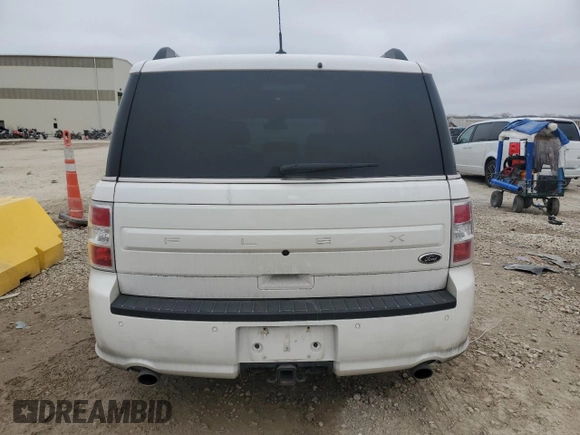 2013 Ford Flex SEL with VIN 2FMGK5C86DBD22570, listed as a Copart auction lot 84562004 with 358,234 mi miles and Salvage Title. Bid and sale history available at carsss.com. Image 6.