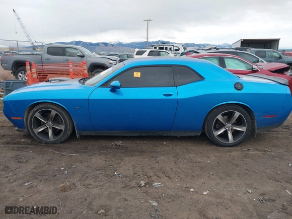 2015 Dodge Challenger R/T with VIN 2C3CDZAT3FH816496, listed as a IAAI auction lot 41194361 with 1 mi miles. Bid and sale history available at carsss.com. Image 14.
