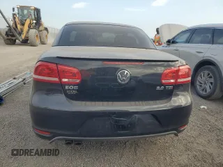 2015 Volkswagen Eos Komfort with VIN WVWBW8AH8FV002052, listed as a Copart auction lot 76487114 with Not Provided miles and Salvage Title. Bid and sale history available at DreamBid. Image 6.