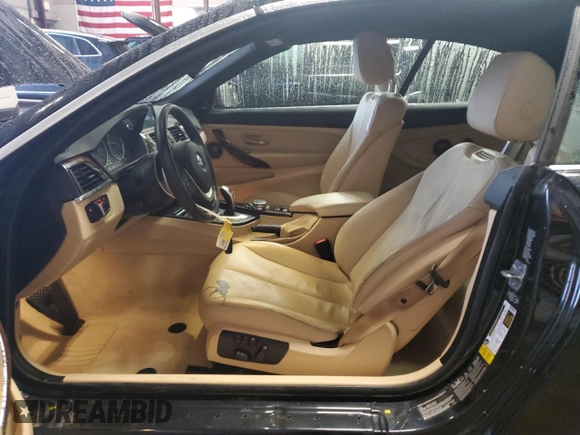 2015 BMW 4 Series 428i xDrive with VIN WBA3T1C58FP820289, listed as a Copart auction lot 84008124 with 67,675 mi miles and Salvage Title. Bid and sale history available at carsss.com. Image 7.