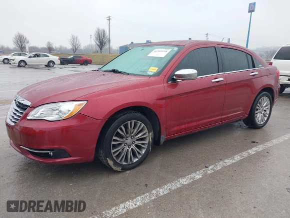 2011 Chrysler 200 Limited with VIN 1C3BC2FB4BN595465, listed as a IAAI auction lot 41503135 with 159,720 mi miles and . Bid and sale history available at DreamBid. Image 17.